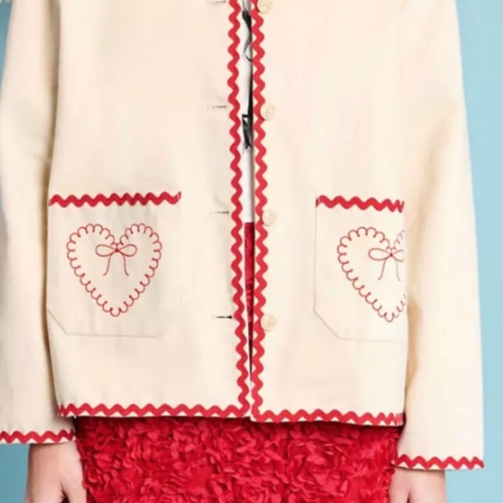 Sister Jane jacket with ric rak trim